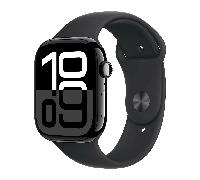 Apple Watch Series 10 4G 46mm Aluminium Case - Noir de jais / Noir Sport (M/L) / Neuf