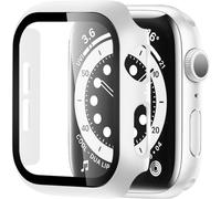 Apple Watch Series 10 Case 46mm, Iwatch Hard Case With Ultra-Thin Pc Screen Protector (46mm, White)[H1172]