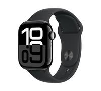 Apple Watch Series 10 Gps 42mm Aluminio Negro (Jet Black) Y Correa Deportiva Negra - Talla M-L
