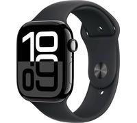Apple Watch Series 10 OLED 46 mm Numérique 416 x 496 pixels Écran tactile Noir Wifi GPS (satellite)