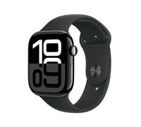 Apple Watch Series 10 OLED 46 mm Numérique 416 x 496 pixels Écran tactile Noir Wifi GPS (satellite)