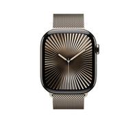 Apple Watch Series 10 GPS 4G 46mm Bracelet Milanese Titane Naturel - Montre Connectée
