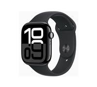 Apple Watch Series 10 (GPS) - aluminium noir jais - montre intelligente avec bande sport - noir - 64 Go