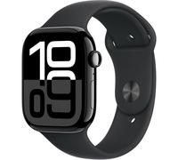 Apple Watch Series 10 OLED 46 mm Numérique 416 x 496 pixels Écran tactile Noir Wifi GPS (satellite)