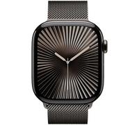 Apple Watch Series 10 GPS + Cellulaire 42mm Boîtier en titane ardoise avec boucle milanaise ardoise