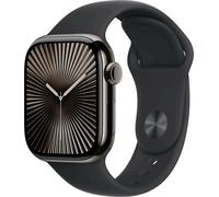 Apple Watch Series 10 GPS + Cellular 42mm Slate Titanium Case avec Black Sport Band