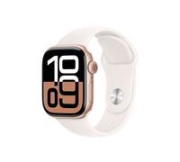 Apple Watch Series 10 GPS + Cellular - Boîtier Aluminium 42 mm Finition Or Rose - Taille S/M