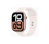 Apple Watch Series 10 GPS + Cellular - Boîtier Aluminium 46 mm Finition Or Rose - Taille M/L