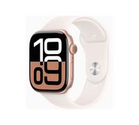 Apple Watch Series 10 GPS + Cellular - Boîtier Aluminium 46 mm Finition Or Rose - Taille M/L