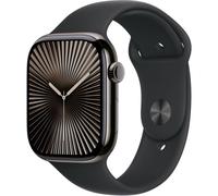 Apple Watch Series 10 GPS + Cellular - Boîtier Titane 42 mm Finition Ardoise - Taille M/L