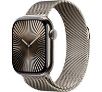 Apple Watch Series 10 GPS + Cellular - Boîtier Titane 42 mm Finition Naturel - Boucle