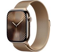 Apple Watch Series 10 Gps + Cellular - Boîtier Titane 46 Mm Finition Or - Boucle