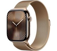 Apple Watch Series 10 GPS + Cellular - Boîtier Titane 46 mm Finition Or - Boucle