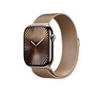 Apple Watch Series 10 OLED 46 mm Numérique 416 x 496 pixels Écran tactile 4G Or Wifi GPS (satellite)