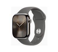 Apple Watch Series 10 OLED 42 mm Numérique 374 x 446 pixels Écran tactile 4G Titane Wifi GPS (satellite)