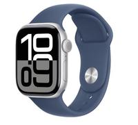 Apple Watch Series 10 OLED 42 mm Numérique 374 x 446 pixels Écran tactile 4G Argent Wifi GPS (satellite)
