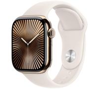 Apple Watch Series 10 OLED 42 mm Numérique 374 x 446 pixels Écran tactile 4G Or Wifi GPS (satellite)