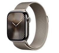 Apple Watch Series 10 OLED 42 mm Numérique 374 x 446 pixels Écran tactile 4G Titane Wifi GPS (satellite)