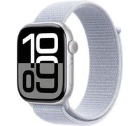 Apple Watch Series 10 OLED 46 mm Numérique 416 x 496 pixels Écran tactile 4G Argent Wifi GPS (satellite)