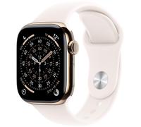 Apple Watch Series 11 - 42 mm Titane bracelet Rose GPS - Wifi + Cellular S/M
