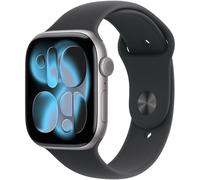 Apple Watch Series 11 42mm GPS + Cellular aluminium noir Sport Band S/M montre connectée