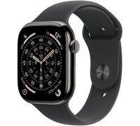 Apple Watch Series 11 42mm GPS + Cellular titane noir Sport Band S/M montre connectée