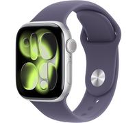 Apple Watch Series 11 GPS 42 mm Aluminium Argent MEU64 S/M Bracelet Sport Violet Brume