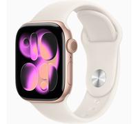 Apple Watch Series 11 GPS 42 mm Aluminium Or rose MEU04 S/M Bracelet Sport Rose blush clair