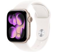 Apple Watch Series 11 GPS 42 mm boîtier en aluminium bracelet de sport rose pâle S/M