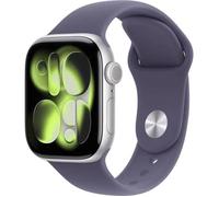 Apple Watch Series 11 GPS 42mm Boitier en Aluminium Argent avec Bracelet Sport Brume Violette S/M