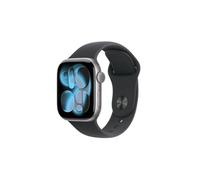 Apple Watch Series 11 GPS 42mm Boitier en Aluminium Gris Sidéral avec Bracelet Sport Noir - M/L