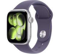 Apple Watch Series 11 GPS - 42mm - Boîtier Silver Aluminium - Bracelet Purple Fog Sport Band - S/M