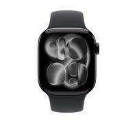 Apple Watch Series 11 GPS 42mm Jet Black Aluminium Case with Black Sport Band - S/M APPLE