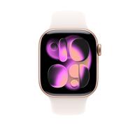 Apple Watch Series 11 GPS 42mm Rose Gold Aluminium Case with Light Blush Sport Band - S/M APPLE