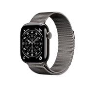 Apple Watch Series 11 [GPS + Cellular 42 mm] Montre connectée avec boîtier Ardoise et Bracelet Milanais Ardoise. Score de Sommeil, Moniteur d’activité, Suivi de la santé, écran Toujours activé