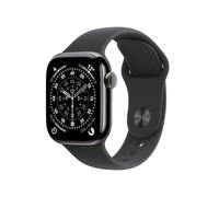 Apple Watch Series 11 [GPS + Cellular 42 mm] Montre connectée avec boîtier Ardoise et Bracelet Sport Noir. Score de Sommeil, Moniteur d’activité, Suivi de la santé, écran Toujours activé