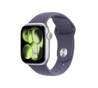 Apple Watch Series 11 [GPS + Cellular 42 mm] Montre connectée avec boîtier Argent et Bracelet Sport Brume Violette. Score de Sommeil, Moniteur d’activité, Suivi de la santé, écran Toujours activé