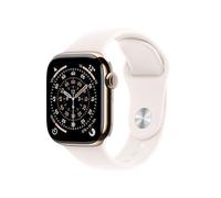 Apple Watch Series 11 [GPS + Cellular 42 mm] Montre connectée avec boîtier Or et Bracelet Sport Rose Tendre. Score de Sommeil, Moniteur d’activité, Suivi de la santé, écran Toujours activé