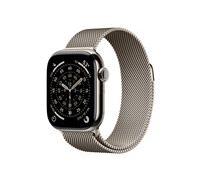 Apple Montre connectée Watch Series 11 GPS+Cellular 42mm Boîtier titane naturel Bracelet milanais