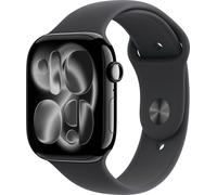 Apple Watch Series 11 GPS + Cellular 46 mm boîtier en aluminium bracelet de sport noir M/L