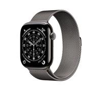 Apple Watch Series 11 [GPS + Cellular 46 mm] Montre connectée avec boîtier Ardoise et Bracelet Milanais Ardoise. Score de Sommeil, Moniteur d’activité, Suivi de la santé, écran Toujours activé