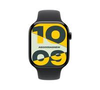 Apple Watch Series 11 GPS + Cellular 46mm Boitier en Aluminium Noir de Jais avec Black Sport Band - M/L