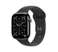 Apple Watch Series 11 GPS + Cellular 46mm Boitier en Titane Ardoise avec Bracelet Sport Noir S/M