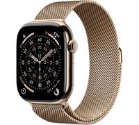Apple Watch Series 11 GPS + Cellular - 46mm - Boîtier Gold Titanium - Bracelet Gold Milanese Loop - M/L