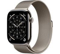 Apple Watch Series 11 GPS + Cellular - 46mm - Boîtier Natural Titanium - Bracelet Natural Milanese Loop - M/L