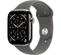 Montre connectée APPLE WATCH 46mm Tit Naturel / Gris Serie 11 M/L Cel
