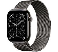 Apple Watch Series 11 GPS + Cellular - 46mm - Boîtier Slate Titanium - Bracelet Slate Milanese Loop - S/M