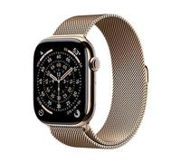 APPLE Watch Series 11 GPS + Cellular - 46mm Gold Titanium Case - Gold Milanese Loop S/M