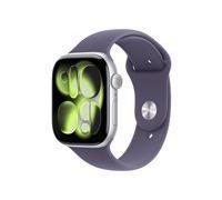 Apple Montre connectée Watch Series 11 GPS+Cellular 46mm Boîtier alu argent Bracelet violet S/M