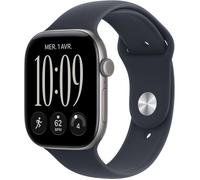 APPLE Watch Series 12 GPS - 46mm - Boîtier Space Grey Aluminium - Bracelet Navy Blue Sport Band - S/M
